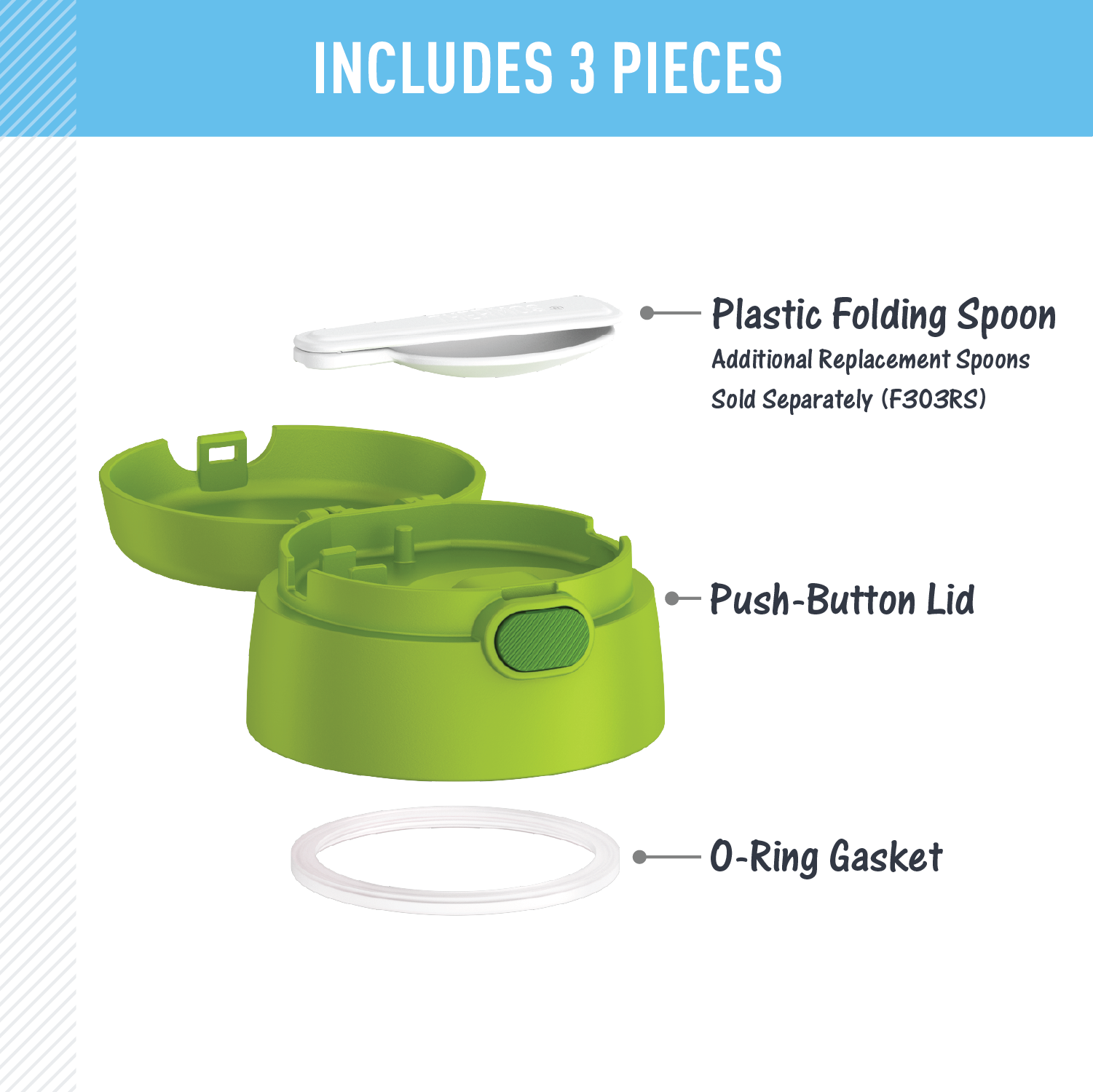 FUNTAINER® FOOD JAR - REPLACEMENT LID - Image 17