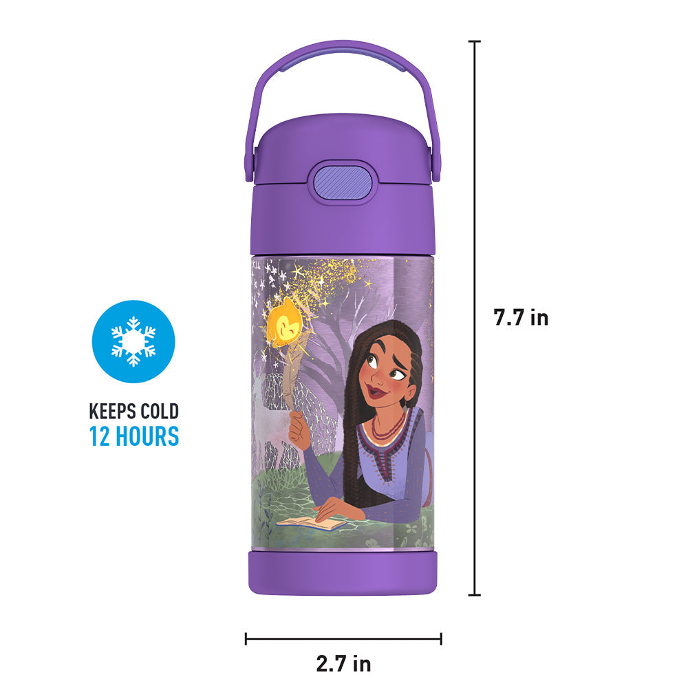 12oz FUNtainer® Water Bottle Disney's Wish - Image 2