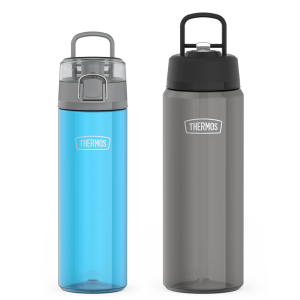 26oz Spout Lid & 32oz Straw Lid Tritan™ Water Bottle Bundle - Teal & Smoke