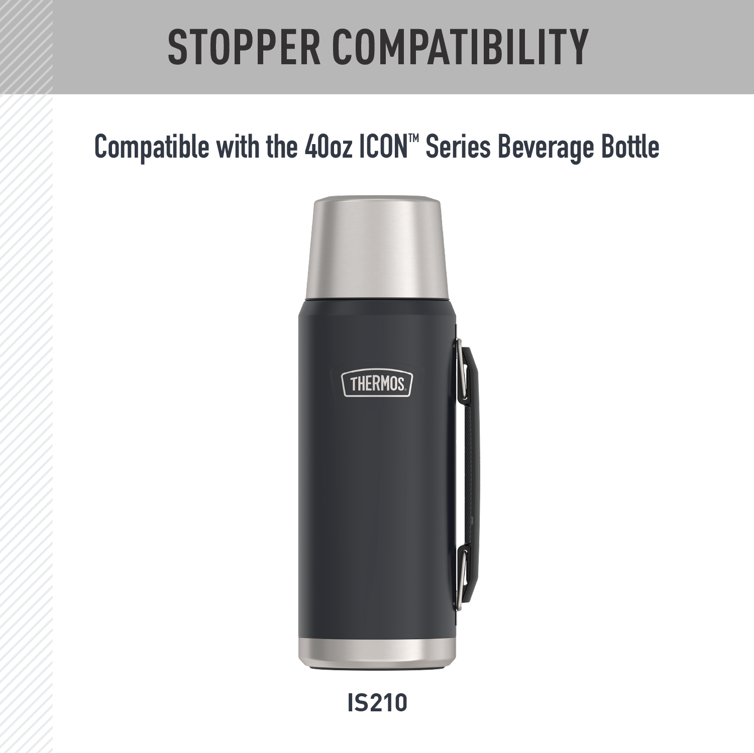 40oz ICON™ BEVERAGE BOTTLE - REPLACEMENT STOPPER - Image 3