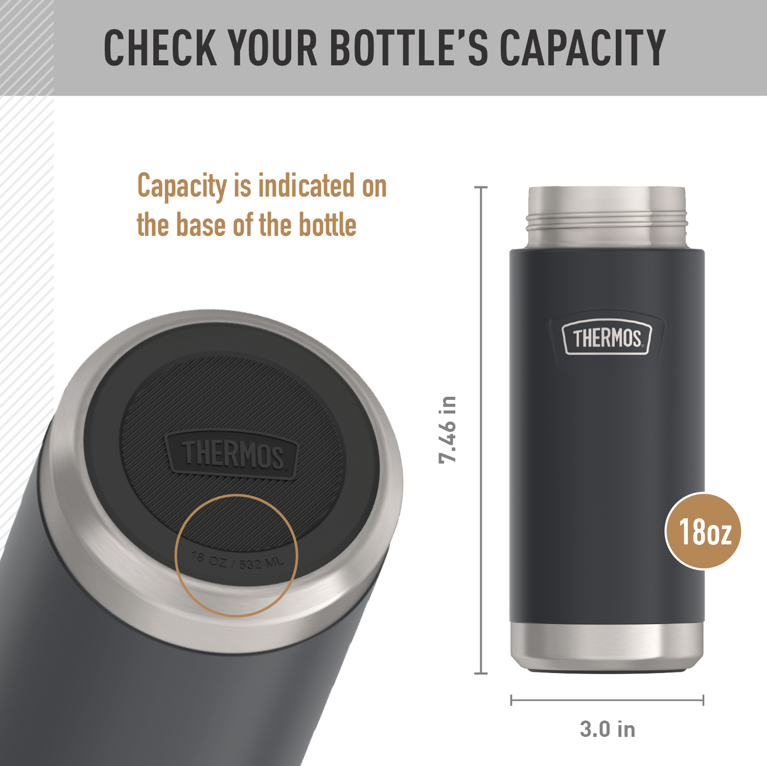 18oz ICON™ KIDS WATER BOTTLE - REPLACEMENT STRAW LID - Image 5