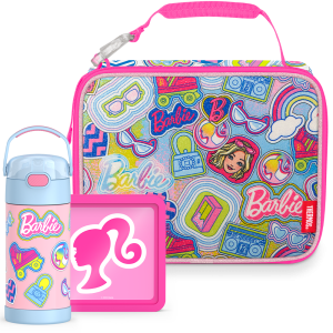 Barbie™ Bundle - Soft Lunch Box. 12oz FUNtainer® Water Bottle & Hard Ice