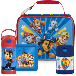 Paw Patrol Bundle - Soft Lunch Box. 12oz FUNtainer® Water Bottle. 10oz FUNtainer® Food Jar & Hard Ice