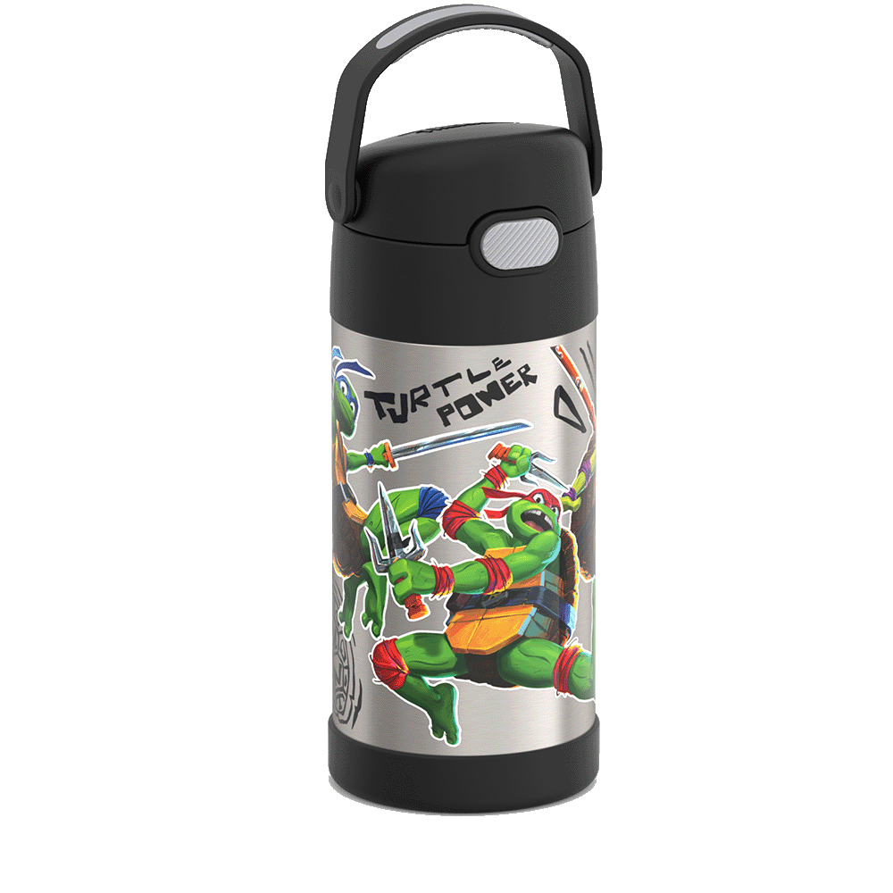 12oz FUNtainer® Water Bottle Teenage Mutant Ninja Turtles - Image 7