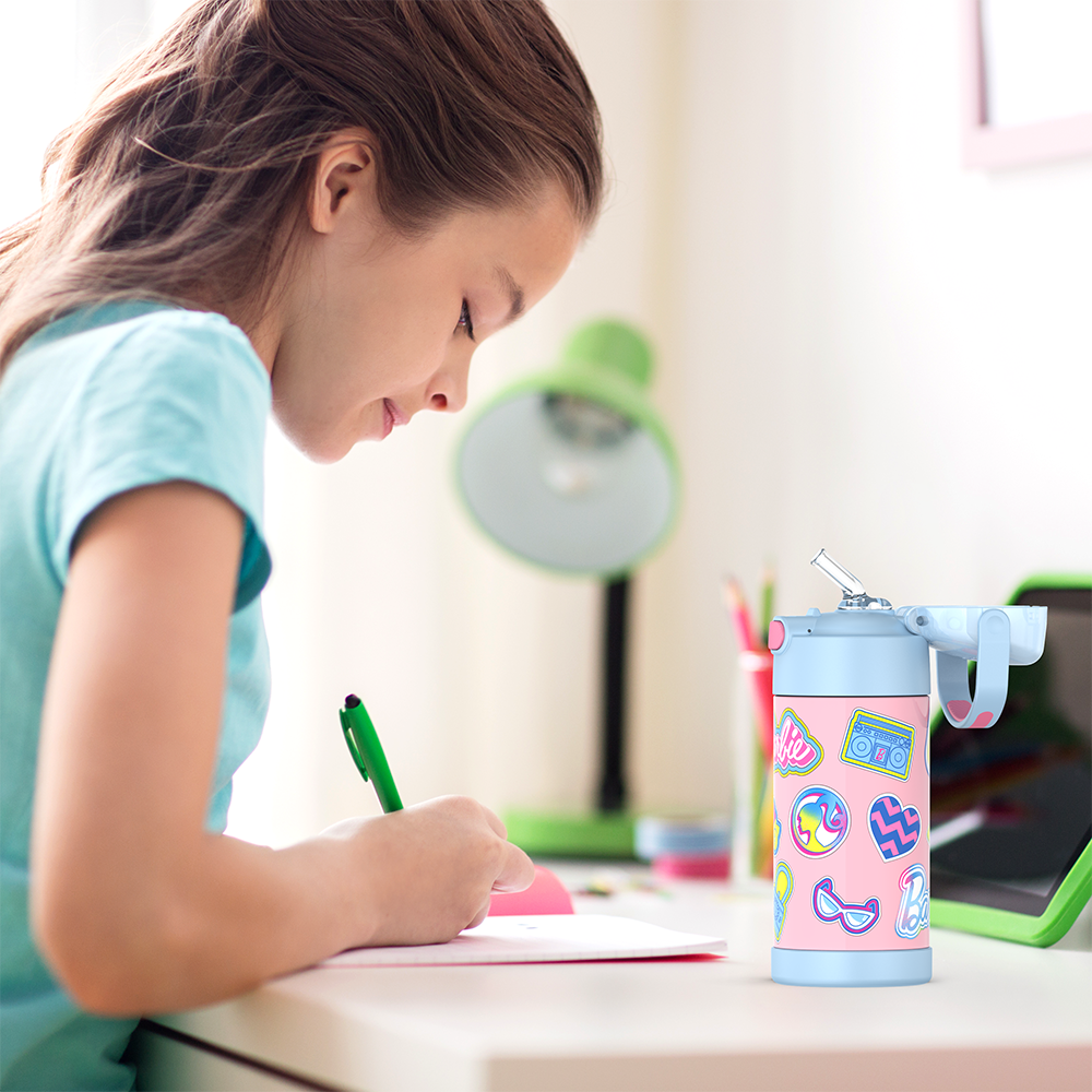 12oz FUNtainer® Water Bottle Barbie™ - Image 8
