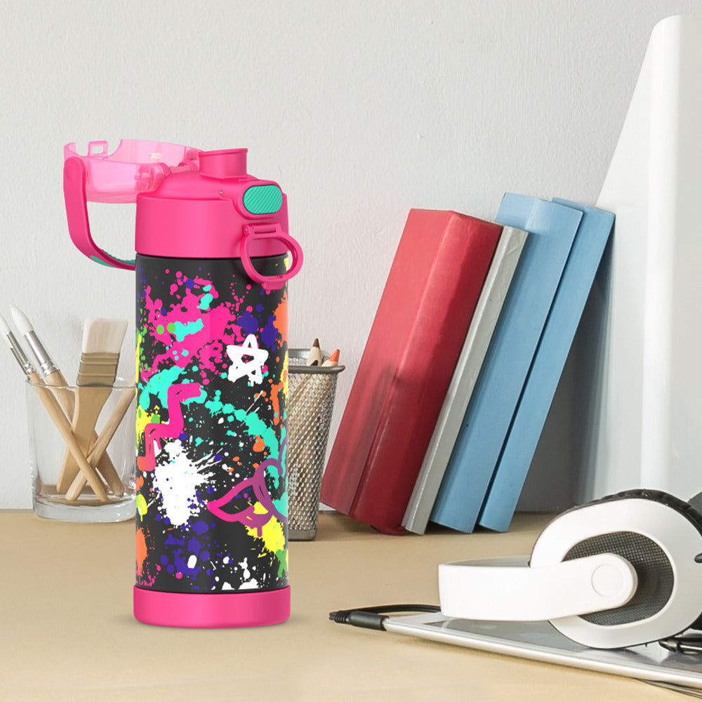 16oz FUNtainer® Water Bottle With Locking Lid - Image 114