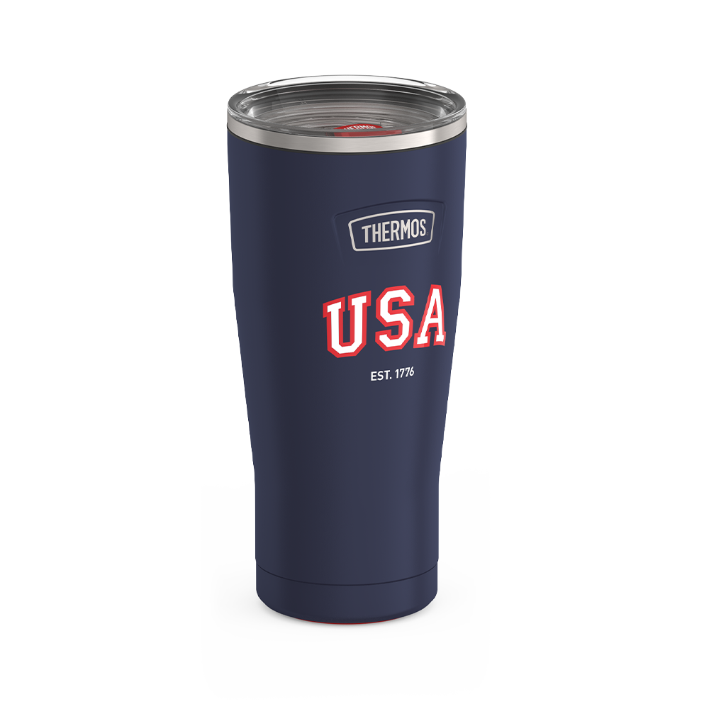 24oz ICON™ TUMBLER WITH SLIDE LOCK LID - NAVY USA - Image 2